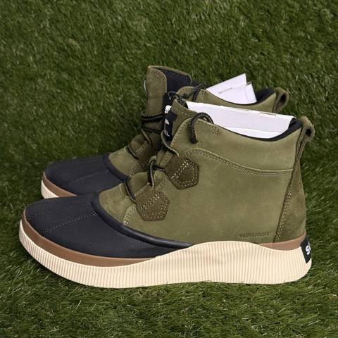 Sorel Out N About IV Classic Womens Size 11 Green Waterproof Winter Boots NWT photo 3