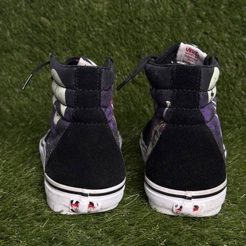 Vans Sk8-Hi Nightmare Before Christmas Jack Skellington Mens Size 10.5 High Top photo 5