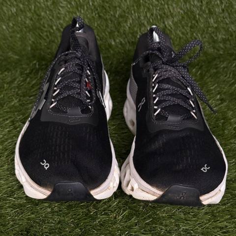 On Cloud Cloudmonster Womens Size 10 Black White Max Cushion Running Shoes photo 3