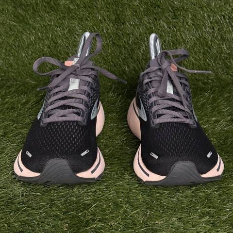 Brooks Ghost 14 Womens Size 7 B Black Pearl Peach Road Running Shoes Sneakers photo 3