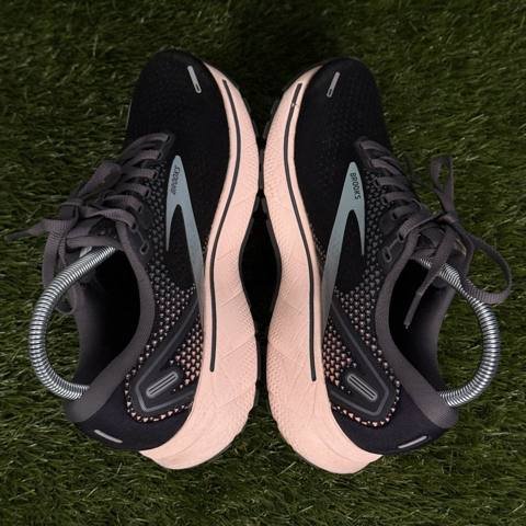 Brooks Ghost 14 Womens Size 7 B Black Pearl Peach Road Running Shoes Sneakers photo 6