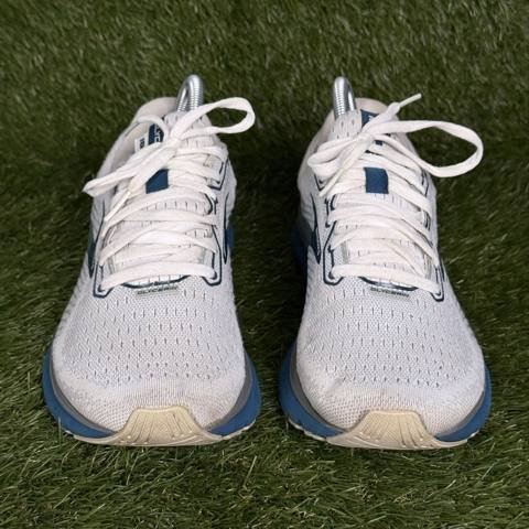 Brooks Glycerin 18 Mens Size 8 EE Wide White Blue Cushioned Running Shoes photo 3