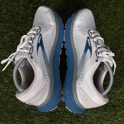 Brooks Glycerin 18 Mens Size 8 EE Wide White Blue Cushioned Running Shoes photo 6