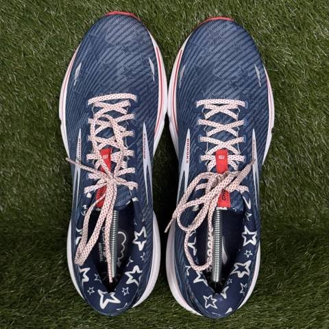 Brooks Ghost 15 Womens Size 12.5 D Red White Blue Stars Stripes Running Shoes photo 6