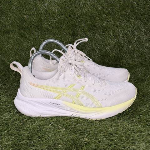 Asics Gel-Pulse 16 Flytefoam Womens Size 7.5 White Running Shoes 1012B755