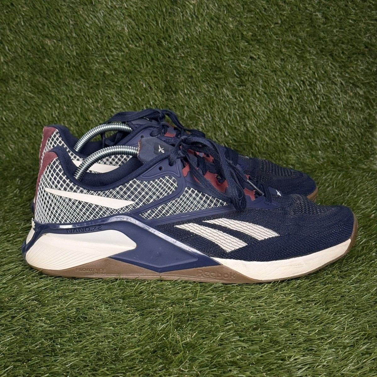 Reebok Nano X2 Mens Size 11.5 Navy Blue Gum Cross Training Shoes 1Y3501