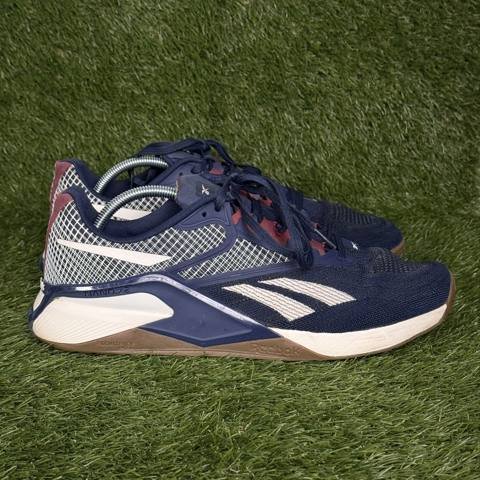 Reebok Nano X2 Mens Size 11.5 Navy Blue Gum Cross Training Shoes 1Y3501