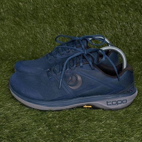 Topo Athletic Terraventure 4 Mens Size 8 Navy Black Trail Running Shoes photo 4