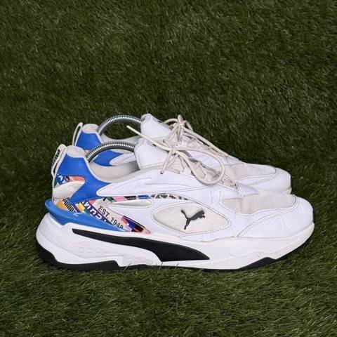Puma RS-Fast Intl Game Mens Size 10.5 White Chunky Running Sneakers Shoes