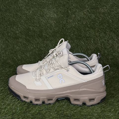 On Cloud Cloudrock Low Waterproof Mens Size 11 Beige Taupe Hiking Shoes photo 4