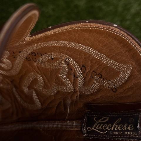 Lucchese Mcreedy Mens Size 9 D Brown Teju Lizard Western Cowboy Boots USA Made photo 10