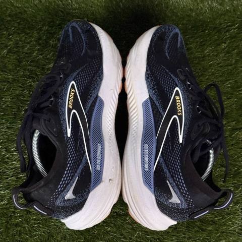 Brooks Glycerin GTS 22 Mens Size 13 2E Wide Black Blue Support Running Shoes photo 5