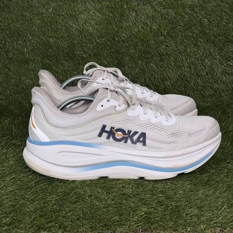 Hoka One One Bondi 9 Mens Size 12.5 D Stardust Cosmic Grey Max Cushion Running
