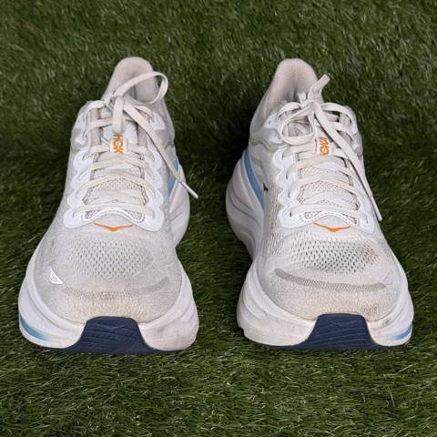 Hoka One One Bondi 9 Mens Size 12.5 D Stardust Cosmic Grey Max Cushion Running photo 2