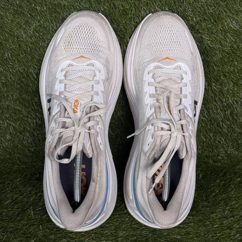 Hoka One One Bondi 9 Mens Size 12.5 D Stardust Cosmic Grey Max Cushion Running photo 6