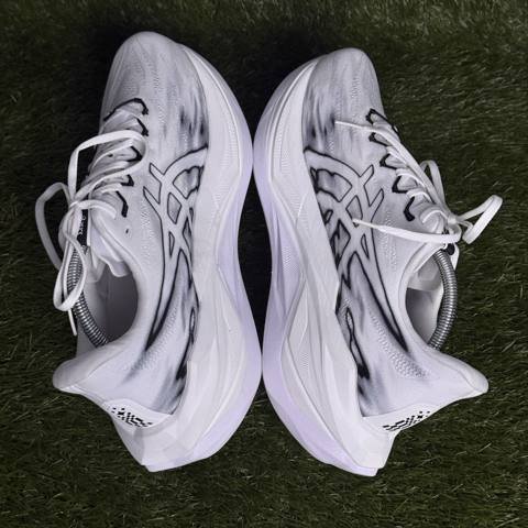 Asics Superblast 3 Mens Size 11 White Black FF Leap Running Shoes 1013A177 photo 6