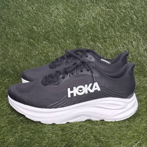 Hoka Clifton 11 Mens Size 13 2E Wide Black White Cushioned Running Shoes 1177538 photo 3