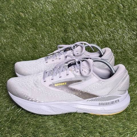 Brooks Adrenaline GTS 24 Mens Size 11 2E Wide Gray Gold Support Running Shoes photo 3