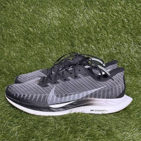 Nike Zoom Pegasus Turbo 2 Mens Size 12 Gray Black ZoomX Running Shoes AT2863-001 photo 3