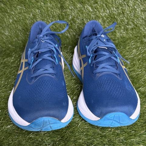 Asics Gel-Cumulus 28 Mens Size 14 Blue Gold Cushioned Running Shoes 1011C143 photo 2