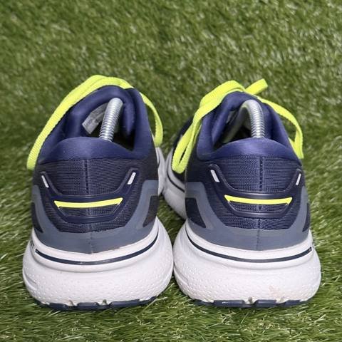 Brooks Ghost 15 Mens Size 11.5 D Navy Neon Cushioned Running Shoes 1103931D429 photo 4