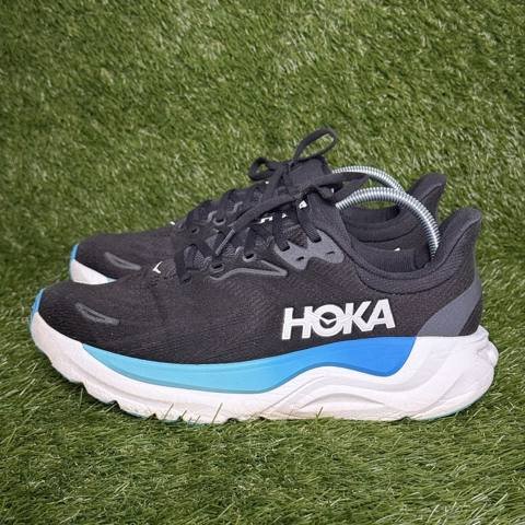 Hoka Arahi 8 Mens Size 9 D Black Blue Stability Running Shoes 1168690 BKSK photo 3