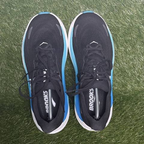 Hoka Arahi 8 Wide Mens Size 10 2E Black Blue Stability Running Shoes 1168710 photo 6