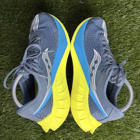 Saucony Hurricane 24 Womens Size 9 Blue Citron Max Support Running Shoes S10933 photo 5
