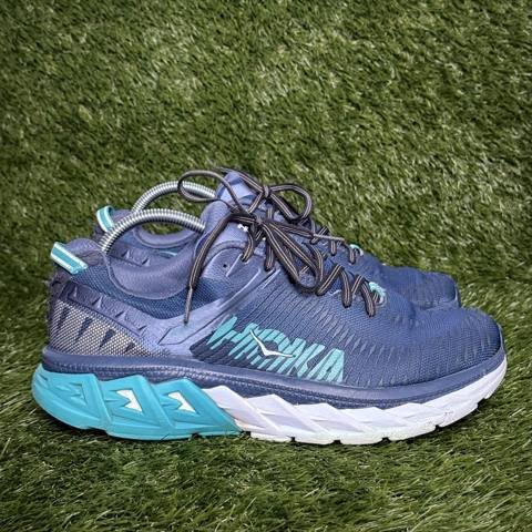 Hoka One One Arahi 2 Womens Size 11 Navy Teal Stability Running Shoes 1019276