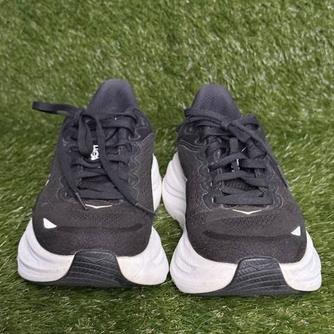 Hoka Bondi 9 Wide Womens Size 6.5 D Black White Max Cushion Running Shoes photo 2