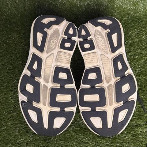 Hoka Bondi 9 Wide Womens Size 6.5 D Black White Max Cushion Running Shoes photo 7
