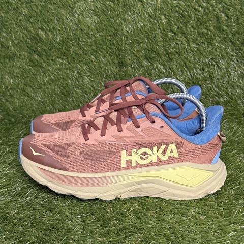 Hoka Challenger 8 Mens Size 8 D Mauve Blue Trail Running Shoes 1166716 photo 3