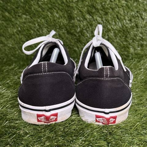 Vans Era Mens Size 14 Black White Canvas Lace Up Skate Shoes Sneakers photo 4