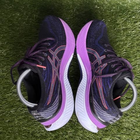 Asics Gel-Kayano 29 Womens Size 9 Black Purple Stability Running Shoes 1012B272 photo 5