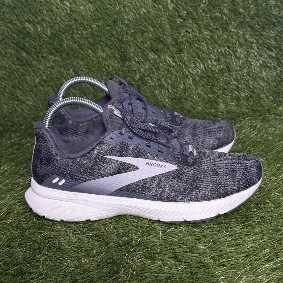 Brooks Launch 8 Womens Size 8.5 B Gray Lilac Lightweight Running Shoes