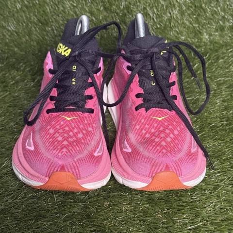 Hoka Clifton 9 Womens Size 8 B Raspberry Pink Cushioned Running Shoes 1127896 photo 2