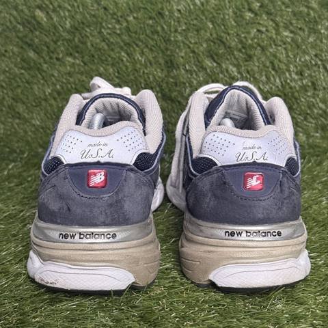 New Balance 990v3 Made in USA Mens Size 11 2E Wide Navy Suede Sneakers M990NV3 photo 4