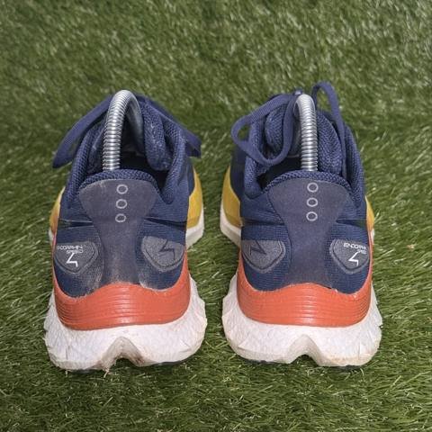 Saucony Endorphin Speed 4 Mens Size 9.5 Navy Orange Nylon Plate Running Shoes photo 4