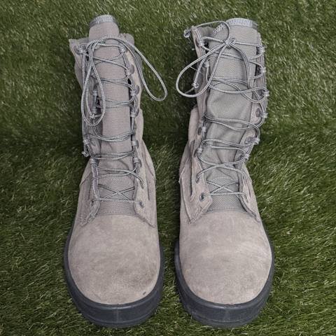 Wellco Air Force TW Mens Size 9.5 W Sage Suede Military Combat Boots photo 2