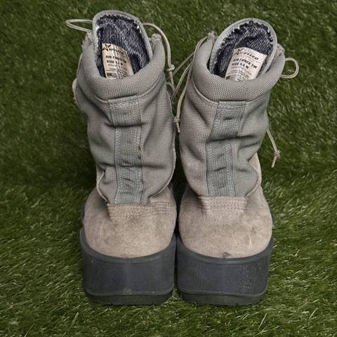 Wellco Air Force TW Mens 9.5 W Sage Green Suede Military Combat Boots Flight photo 4