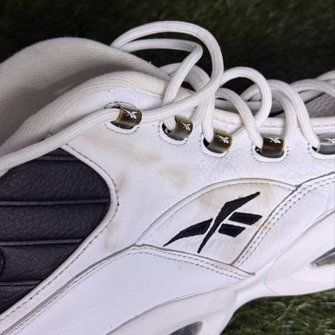Reebok Question Mid Mens Size 13 White Black Allen Iverson Basketball GX5260 photo 9