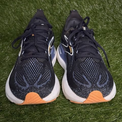 Brooks Glycerin GTS 22 Mens Size 11.5 2E Wide Black Blue Support Running Shoes photo 2