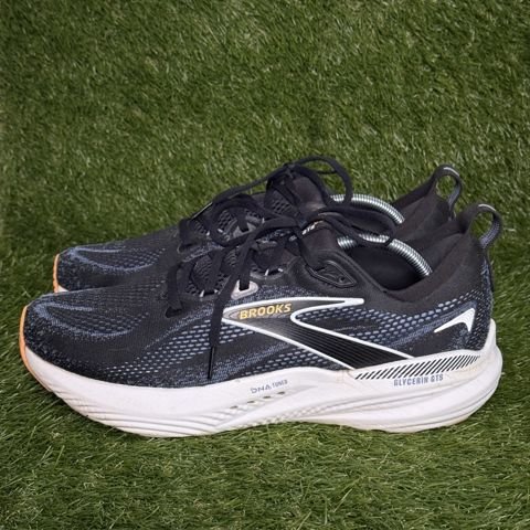 Brooks Glycerin GTS 22 Mens Size 11.5 2E Wide Black Blue Support Running Shoes photo 3
