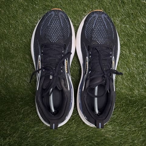 Brooks Glycerin GTS 22 Mens Size 11.5 2E Wide Black Blue Support Running Shoes photo 6