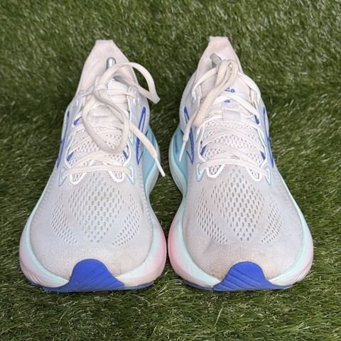 Brooks Glycerin GTS 22 Womens Size 11 B Cream Blue Pink Support Running Shoes photo 2