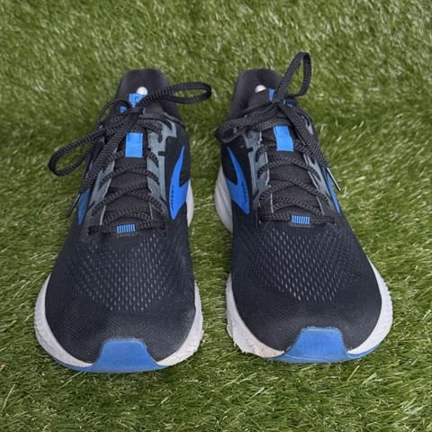 Brooks Launch 8 Mens Size 11.5 2E Wide Black Blue Lightweight Running Shoes photo 2