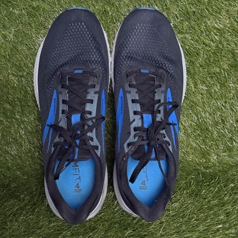Brooks Launch 8 Mens Size 11.5 2E Wide Black Blue Lightweight Running Shoes photo 6