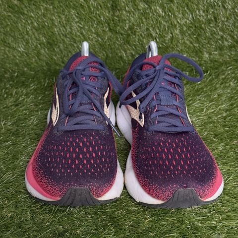 Brooks Ghost 16 Womens Size 9.5 D Wide Pink Navy Cushioned Running Shoes photo 3
