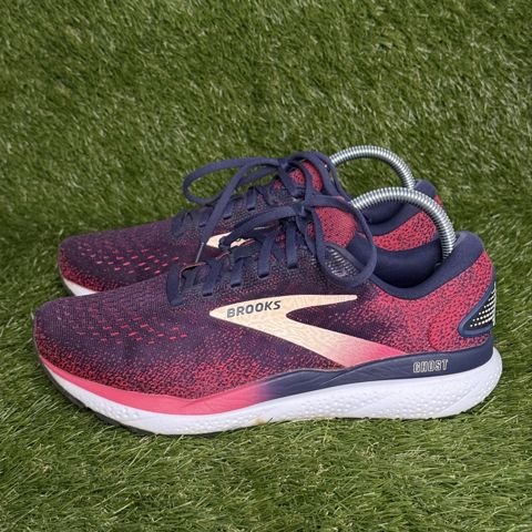 Brooks Ghost 16 Womens Size 9.5 D Wide Pink Navy Cushioned Running Shoes photo 4