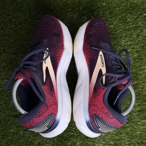 Brooks Ghost 16 Womens Size 9.5 D Wide Pink Navy Cushioned Running Shoes photo 6